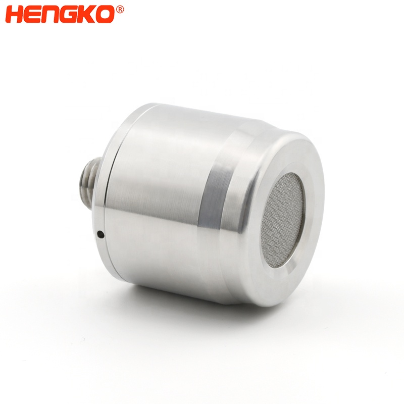 Porous sintered stainless steel 304/316 waterproof  & explosion-proof gas sensor probe filter protect housing