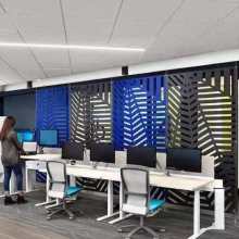 echo absorber polyester fiber panel