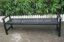 6 feet long outdoor backless metal bench seat