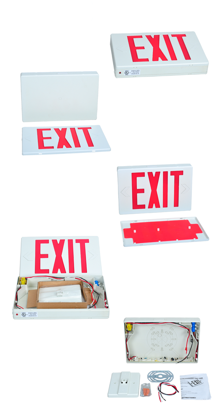 Rts Product Ul Cul Listed Led Exit Sign Manufacturer Since 1976 Led Exit Light With Double Arrow Options Jee2rwe4