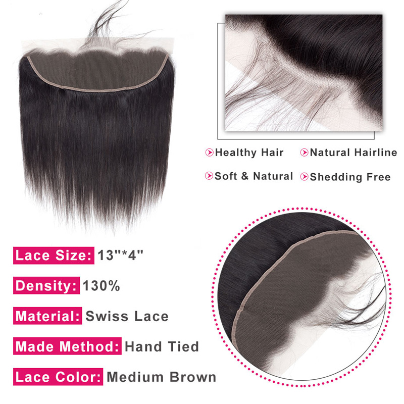 Brazillian Hair Bundles With Lace Frontal Wholesale Cuticle Aligned Raw Hair 100% Unprocessed Mink Virgin Straight Hair