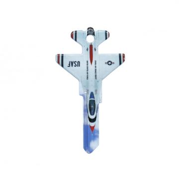 Airplane shape Design Color Blank Key