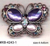 butterfly brooch with large stones,insect brooch,rhinestones brooch,diamond brooch clip scarf,tie brooch,bijoux brooch,jewelry