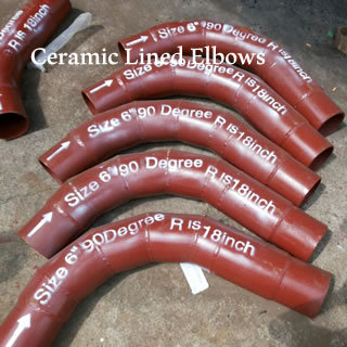 ceramic lined elbows