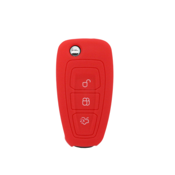 Logo Focus 3 buttons silicone key case