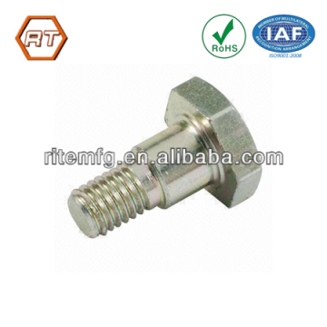 zinc plating cnc turned screw