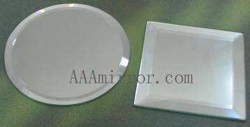 Beveled Mirror /Mirror Candle Plate