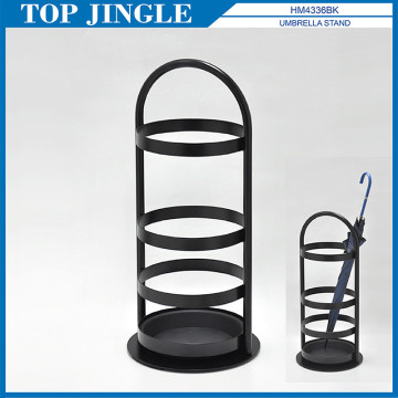 Round Shaped 4 Circles Hotel Umbrella Stand With Handle