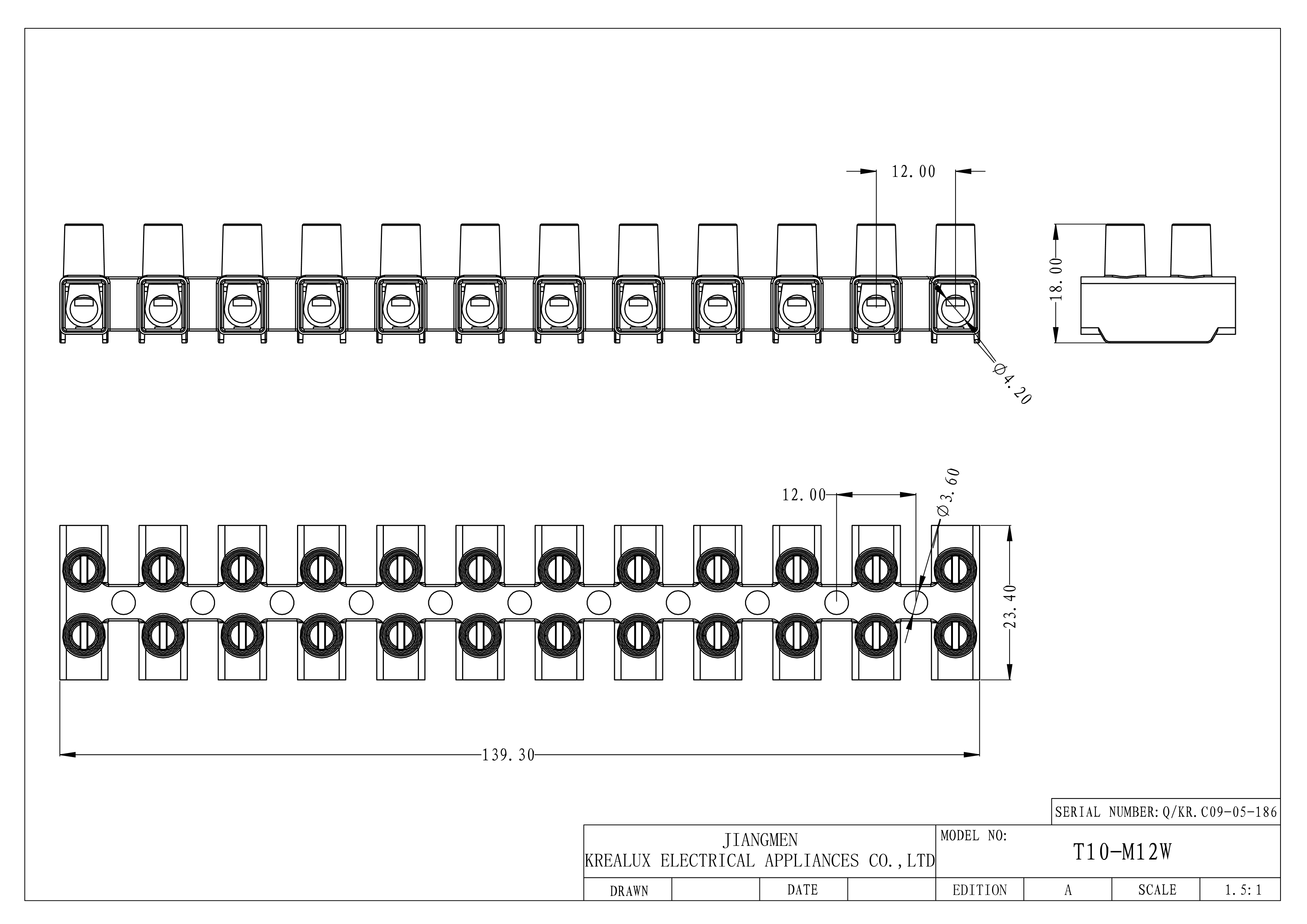 Beleks Brass Clamping Terminal Blocks