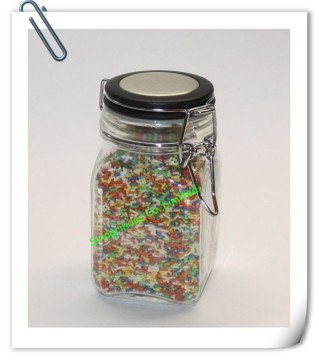 glass jar with air tight lid