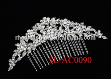 Factory Directly Bridal Hair comb popular crystal hair piece