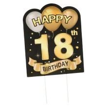 Custom Birthday Party Supplies: Windsocks, Spinners & Plastic Yard Signs