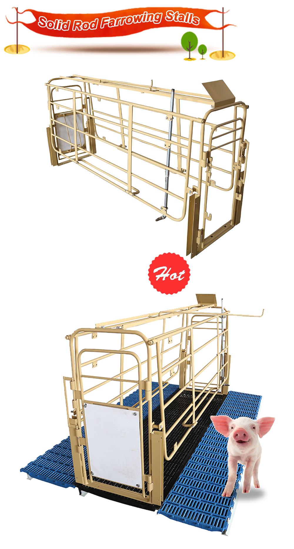 pig farrowing crate