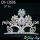 Wholesale Series AB Rhinestone Flower Pageant Crown