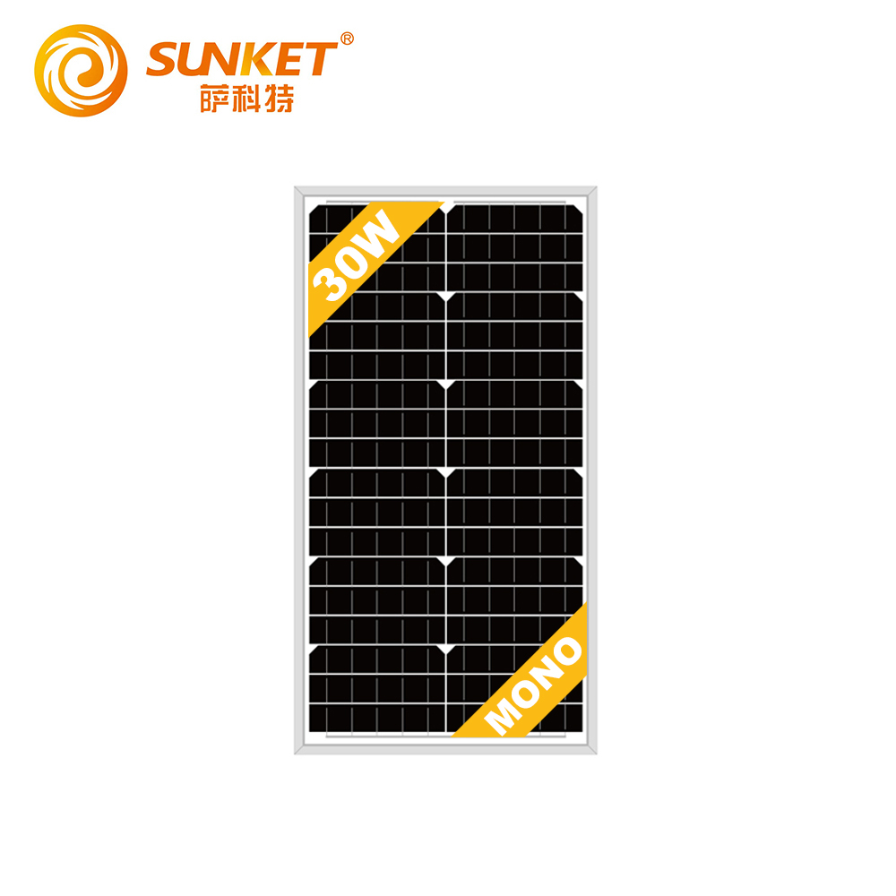 Cargador de panel solar de 30W fuera de la red mini paneles