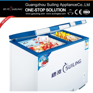 Solid top double cabnit meat/deep Freezer BCD-286A