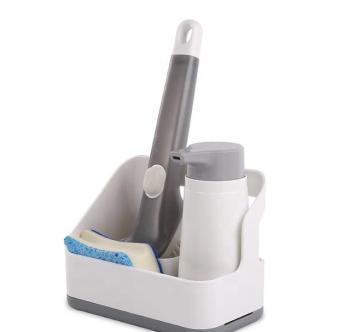 Drain Plastic Dish Racks Dishcloths Organizer Sink Caddy