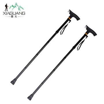 Antique folding elderly walking sticks