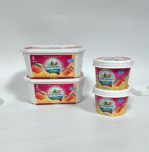 cylinder ice cream cup for IML printing