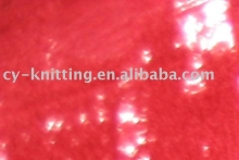 Suede fabric with bronzing