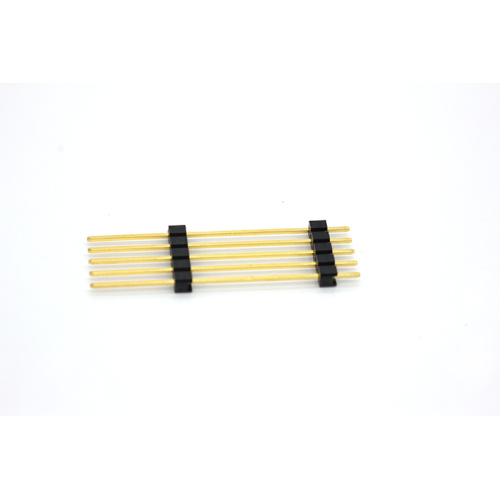 2.54 single row double plastic straight pin header