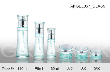 Customized Cosmetic Glass Containers With Spraypainting