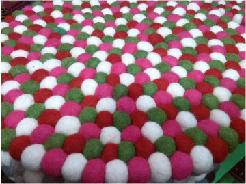 Felted ball wool