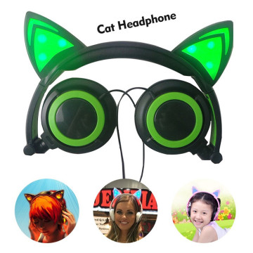 wholesale factory price headphone wired cat ear