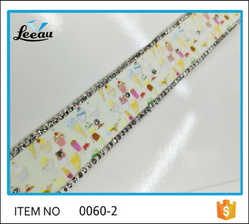 Color Decorative Bead  Rhinestone Crystal Trimming By Yard