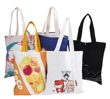 cute funky cotton tote bag