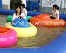 electric bumper boat water game kiddy bumper boat