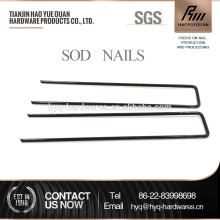 Sod Lawn Staples for In-Ground Electric Dog Fence Install Heavy Duty Carbon