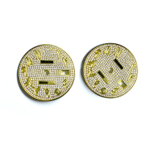 Full Pave setting moissanites watch dials