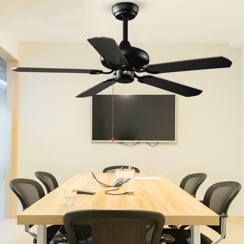 Classic Black Ceiling FanofApplicantion Indoor Ceiling Fans Without Lights