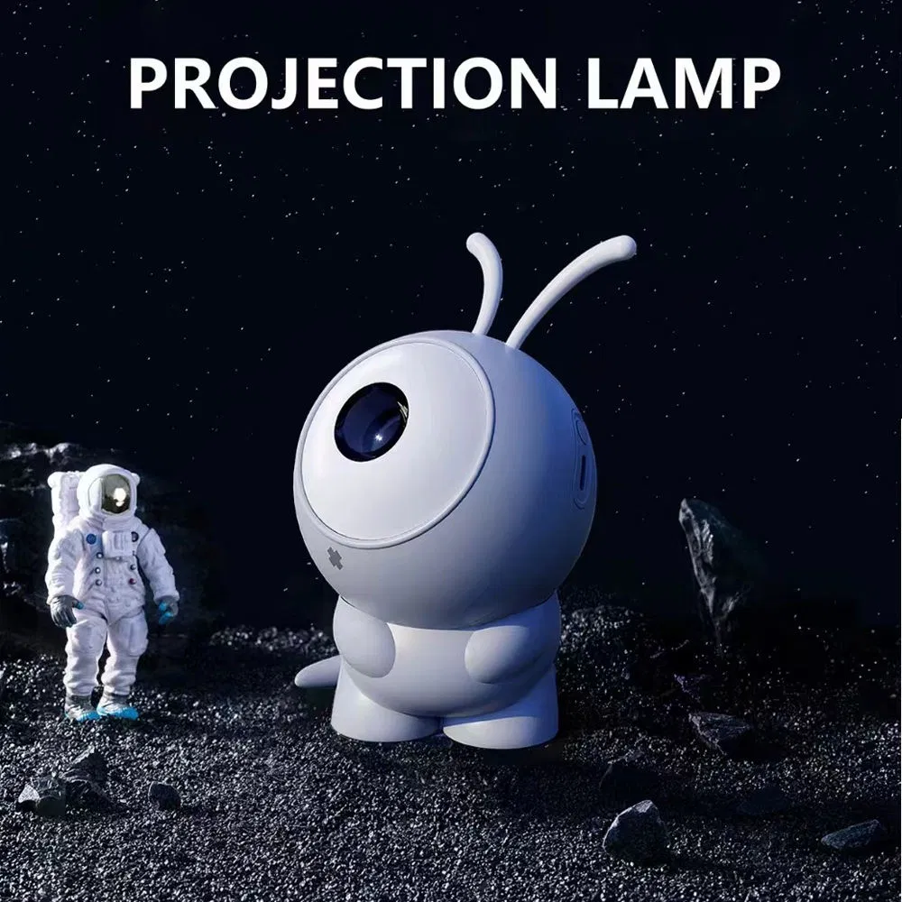 Decorative Rechargeable Alien Galaxy Projector Light for Room Ambiance