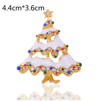 Christmas Tree Brooch Colorful Tree Enamel Badge Pin
