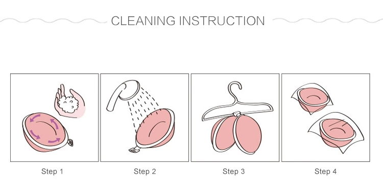 Strapless bra cleaning instruction