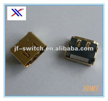 HDMI with usb connector with plating iron