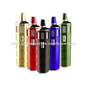 Bauway Manufacturer 2,200mAh Huge Vapor Newly Designed Dry Herb Stick Vaporizers, 29*29*140mmNew