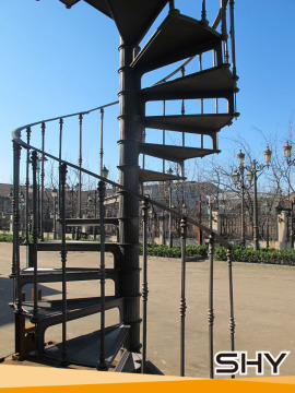various models of cast iron spiral staircase outdoor iron stairs