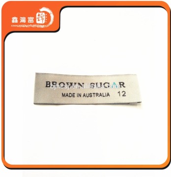 customized woven labels for stiching in shoes