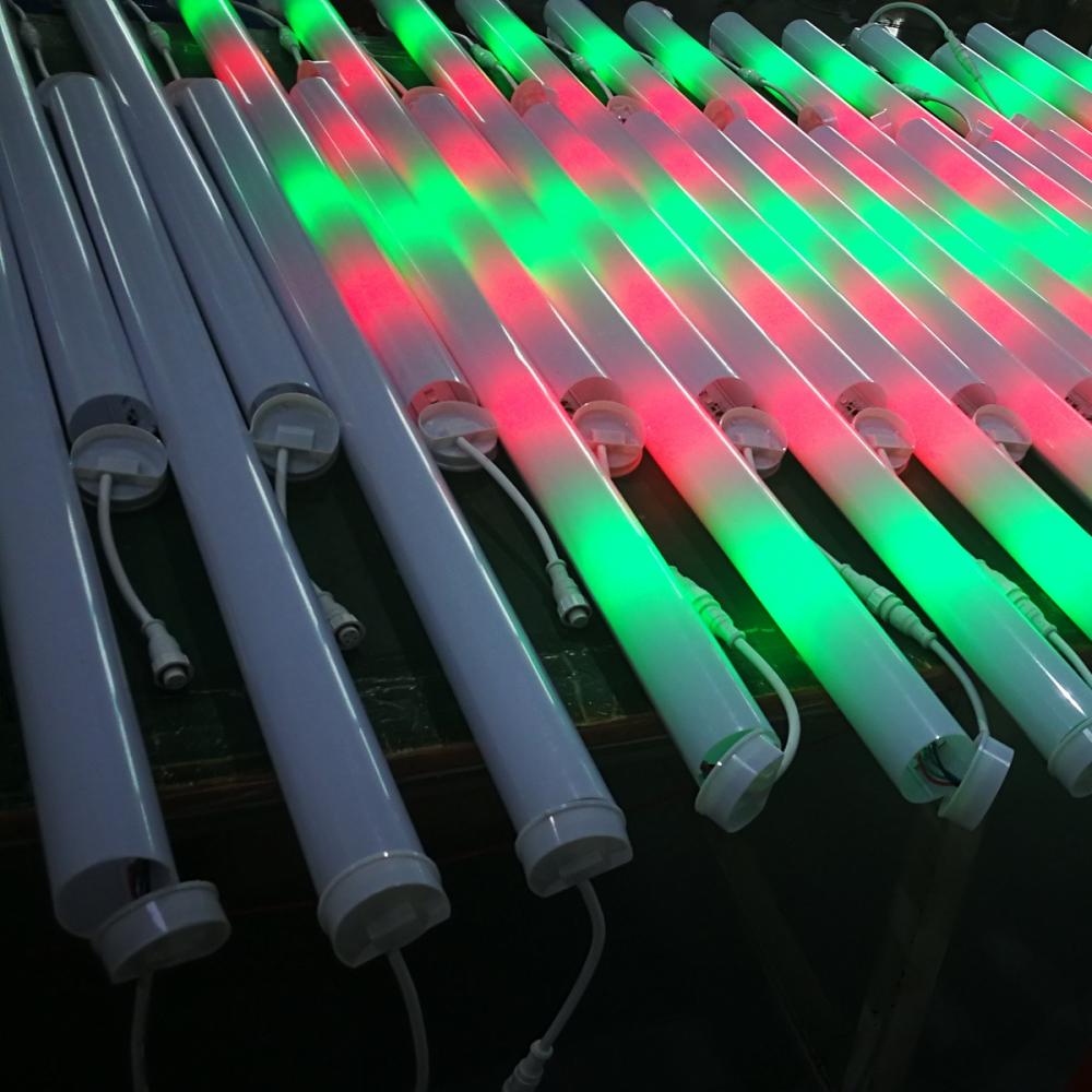 DMX RGB LED pixel facade tube light