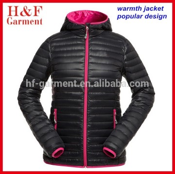 2016 stylish women custom winter casual padding jackets