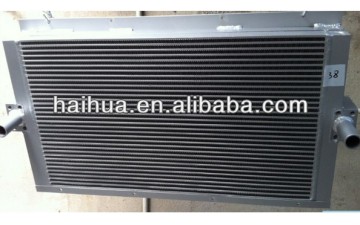 Aluminum Air Compressor oil cooler/oilcooler for Excavator/Mixer Machine,etc