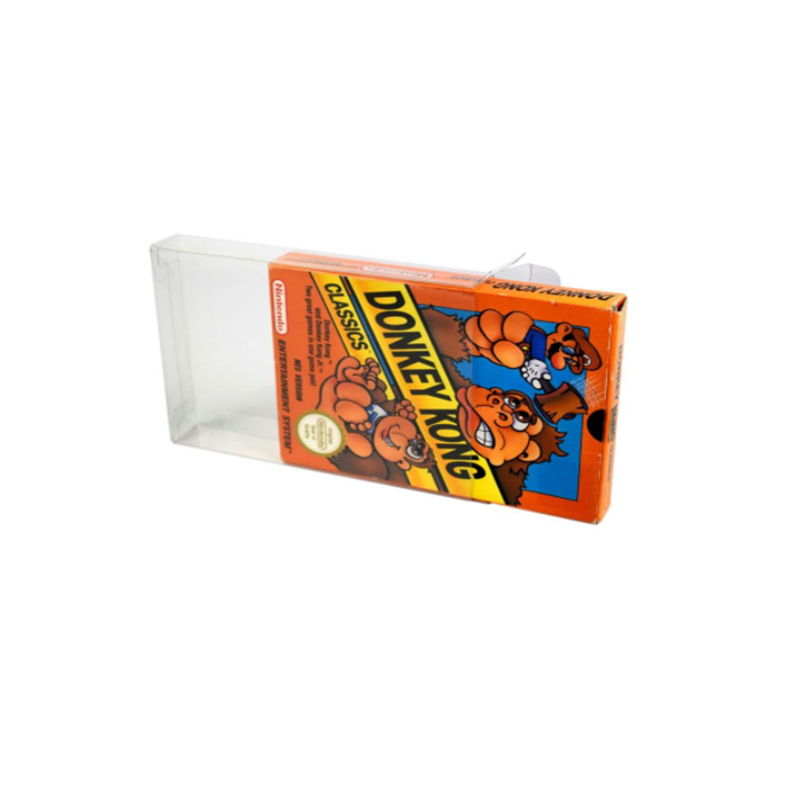 Custom Clear Transparent PET Plastic Video Game Box Protectors