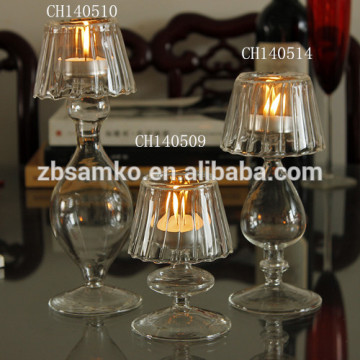 Wholesale decorative glass candle holder