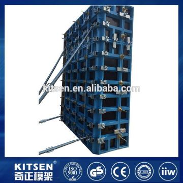 Portable cheap easy erection concrete retaining wall formwork