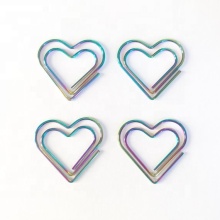 Rainbow Heart Paper Clip