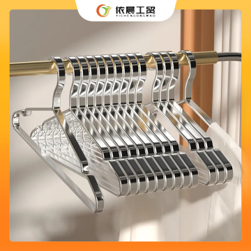 flat steel clothes hanger