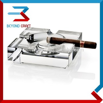 clear crystal ashtray,crystal hand cut glass ashtray